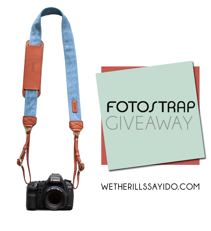 fotostrap camera strap giveaway!