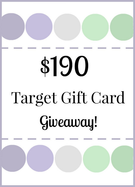 $190 Target Gift Card Giveaway